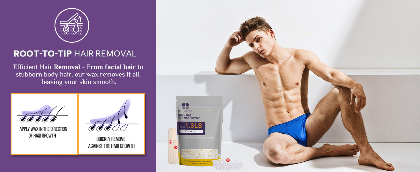 ROOT-TO-TIP hair removal