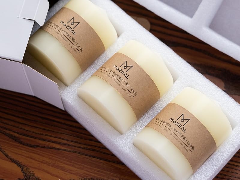 MOZEAL Pillar Candles
