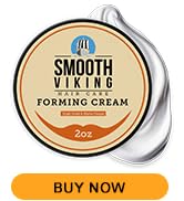 Smooth Vikings Forming Cream for Men - Matte Finish, High Hold Styling Cream | Hair Cream for Men...