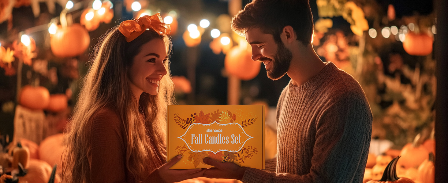fall candles scented soy halloween holiday birthday autumn christmas tree gifts set women pumpkin