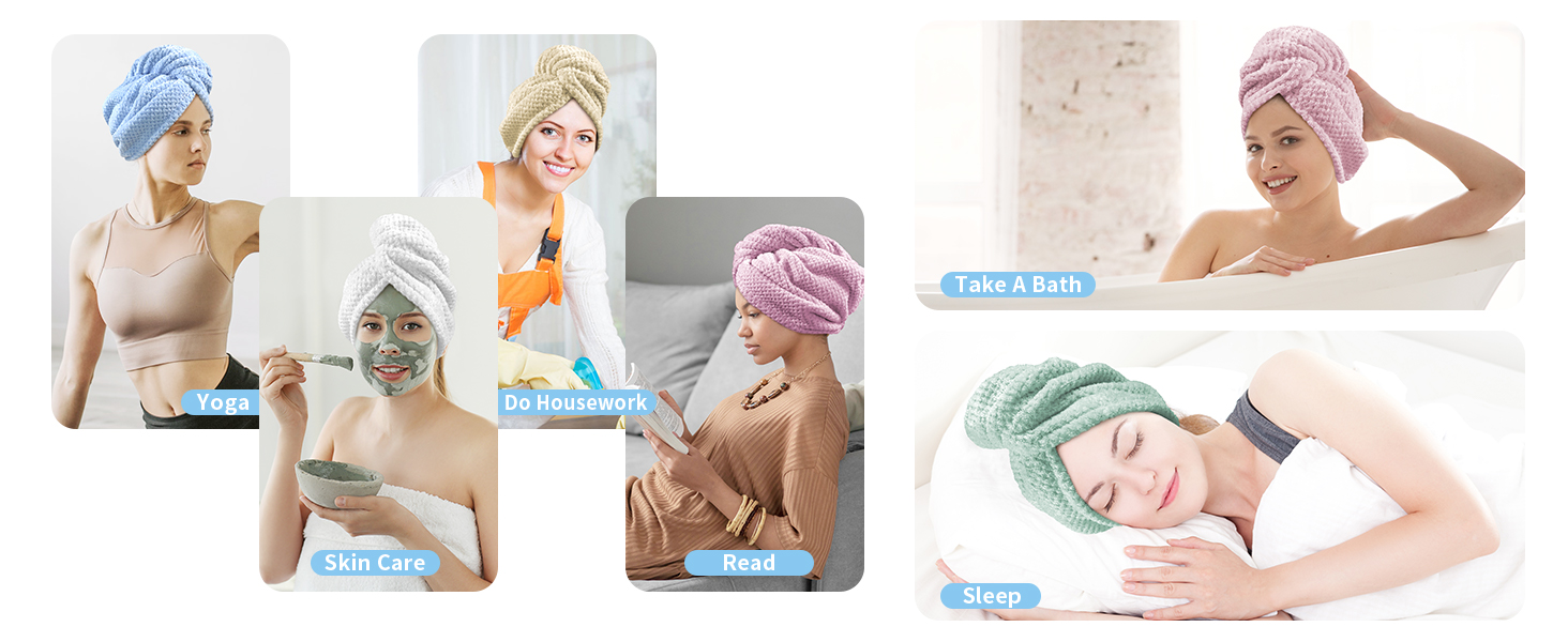 Hair Towel Wrap For Women