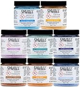 Spazazz RX Therapy Hot Tub Spa and Bath Aromatherapy Salt Crystals 4oz 8 Pack Sample Bundle Inclu...