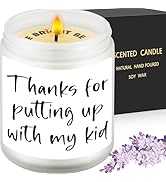 Thanks for Putting Up with My Kid, Gift for Daycare Teacher, Preschool Teacher, Babysitter, Coach...