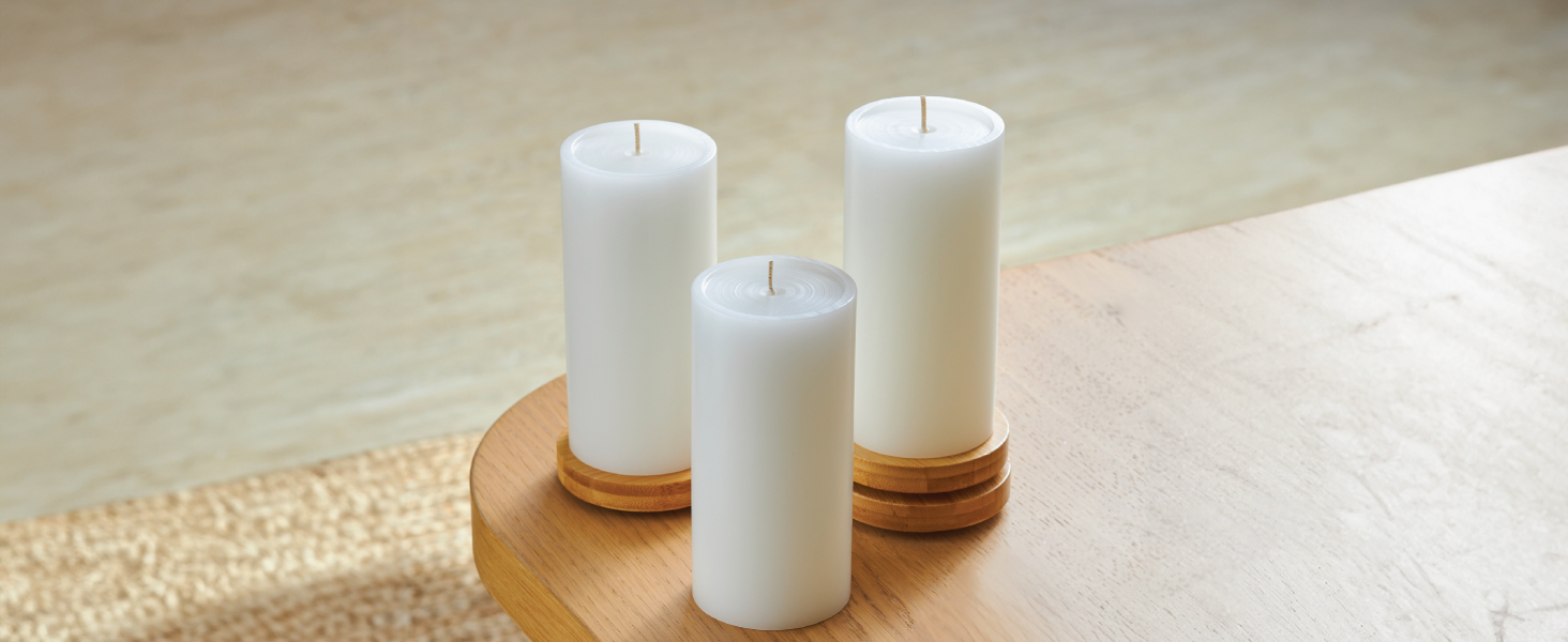 Their unscented nature ensures a focus on the visual and ambient appeal.