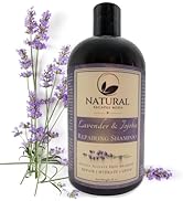 Lavender & Jojoba Repairing Shampoo | Natural Sulfate Free Shampoo for Hair Growth, Hair Loss, Dr...