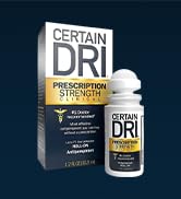 Certain Dri Prescription Strength Clinical Antiperspirant Roll-On Deodorant, Hyperhidrosis Treatm...
