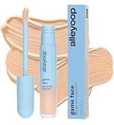 Alleyoop Game Face Makeup Concealer - Lightweight, Buildable Under Eye Concealer for Dark Circles...