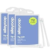 Alleyoop Cotton Swabs for Makeup, Tip Off Liquid-Filled Makeup Removing Swabs (24 Count, 3 Pack) ...