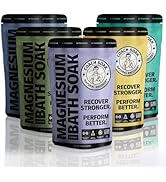 5 Pack Bundle: Coach Soak Recovery Bath Soak - Epsom Salt Bulk - Bath Salts Bulk - 5 Pack Bundle ...