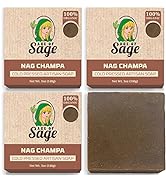 Age of Sage Natural Bar Soap Gift Set for Men - Vegan Bath Handmade Cold Process Artisan Soap wit...