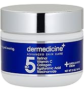 5 in 1 Retinol, Vitamin C, Collagen, Hyaluronic Acid and Niacinamide | Potent Face Cream which Ma...