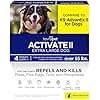 TevraPet Activate II Flea and Tick Prevention for Dogs | 4 Count | Extra Large Dogs 55+ lbs | Topical Drops | 4 Months Flea Treatment