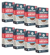 Bare Bones Low Sodium Grass-Fed Beef Bone Broth | Pour w/ Pasture Raised Protein & Collagen for C...