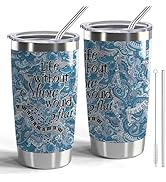 CWEGSJ Music Life B Flat 20oz Stainless Steel Insulated Tumbler - Music Lover Gift for Parties