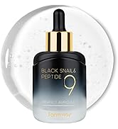Farmstay Black Snail & Peptide9 Perfect Ampoule, Korean Snail Mucin Serum for Elastic & Glow Skin...
