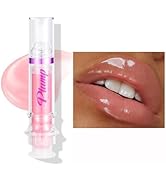 Yeuxtty Lip Plumper Gloss,Natural Spicy Lip Plumping Booster Moisturizing Hydrating Lip Plumping ...