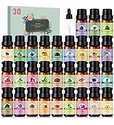 Essential Oils Set - Pure Essential Oils-Perfect for Diffuser, Humidifier, Massage, DIY Candle an...