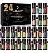 24 Bottles Essential Oil Set - Natural Essential Oils - Perfect for Diffuser, Massage, DIY Candle...