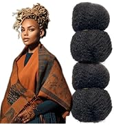 Tight Afro Kinky Human Hair for Dreadlocks,Ideal for Making Locs,Repair Extensions,Twist or Braid...