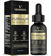 5% Minoxidil Hair Growth for Men and Women: Biotin Hair Growth Serum for Hair Loss, Thinning, and...