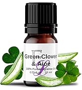 Green Clover & Aloe Fragrance Oil, 10 ml Premium, Long Lasting Diffuser Oils, Nostalgic, Clean & ...