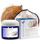 Blue Beautifly Coconut Face Exfoliator - Phytonutrient-rich Coconut Extract Revitalizes Skin - Pl...