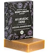 Chagrin Valley Soap & Salve Ayurvedic Organic Shampoo & Body Wash Soap Bar - Nurtures Dandruff & ...