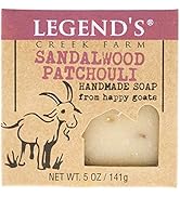 Legend’s Creek Farm, Goat Milk Soap, Moisturizing Cleansing Bar for Hands and Body, Creamy Lather...