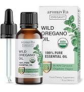 Aromavita Oregavit Wild Oregano Oil - 100% Pure Undiluted Oil of Oregano - 86-90% Carvacrol, High...