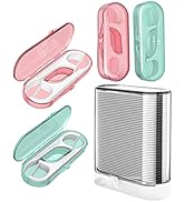 Holy Rose Dental Floss Picks Flosser Dispenser,Portable Floss Pick Case 4 Boxes with Floss Sticks...