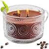 Caramel Coffee Candle for Home Scented, 11.3oz Natural Soy Wax Aromatherapy Candle, Up to 60 Hours Burning, Coffee Lover Gifts for Men Women,2 Wicks