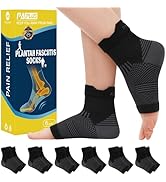 PAPLUS 6 Pairs Ankle Brace for Women and Men, Achilles Tendonitis, Plantar Fasciitis Relief, Ankl...