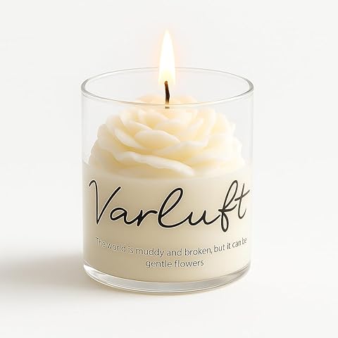 Jar Candles for Home, Soy Bean Aromatherapy Fall, Non Toxic Fragrance Scented Candle, Holiday Birthday Christmas Gifts for Women and Friends, Home Décor Aesthetic Wax Candle Jar