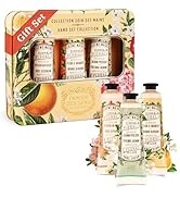 Panier des Sens - Mini Hand Cream Set - Birthday, Gifts for Women - Orange Blossom, Jasmine, Gera...