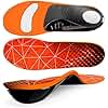 Plantar Fasciitis Arch Support Insoles - Welnove Heavy Duty High Arch Inserts Standing All Day, Fatigue Reduce - Orthotic Cushions for Foot Pain, Flat Feet, Heel Spurs, Man & Women, Fit Most Shoes (M)