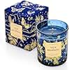 M&SENSE Holiday Scented Candle Gift for Women and Men - Sandal Wood Jasmin Scent, 10 oz Soy Wax, Birthday,Holiday, Christmas, New Year Gift