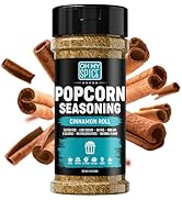 Popcorn Seasoning Cinnamon Roll Mix - Gluten Free & Low Sodium Cinnamon Powder Blend for Coffee, ...