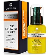 Keratin Hair Serum – With Moroccan Argan Oil - Heat Protectant and Anti Frizz Control Treatment f...
