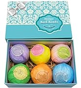 Bath Bombs Ultra Lux Gift Set - 6 XXL Fizzies with Natural Dead Sea Salt Cocoa and Shea Essential...