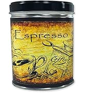 Our Own Candle Company Espresso Scented Candle in 13 Ounce Tin with a Coffee Label