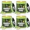 36oz Citronella Candles Outdoor Set, 4Pack Jar Candle for Patio Camping Backyard Picnic, Scented Candle Gifts Set for Men Women, Bug Non Toxic Mosquito Candles Repellent Garden Decor Camping Essential