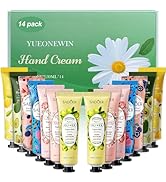 Hand Cream Gifts Set For Women, 14 Pack Natural Plant Fragrance Mini Hand Lotion For Dry Cracked ...