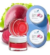 Blue Beautifly Beet-Infused USDA Certified Organic Lip Balm - Hydrates and Moisturizes Chapped & ...