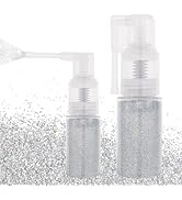 MEICOLY Silver Hair and Body Glitter Spray,Shinny Sparkle Glitter Spray for Clothes,Loose Shimmer...