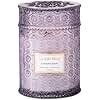 LA JOLIE MUSE Lavender Suede Candle – Eucalyptus, Lavender & Sandalwood 19 oz Large Wooden Wick Candle | Natural Soy Wax | 90 Hours Clean Burn | Aromatherapy Candle for Relaxation