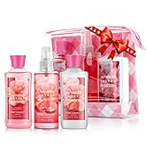 Vital Luxury Bath & Body Care Travel Set - Home Spa Set with Body Lotion, Shower Gel and Fragranc...