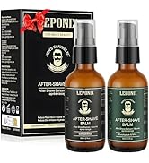 After Shave Balm for Men, Luxury After Shave Lotion for Mens Skin Care - Face Moisturizes and Raz...
