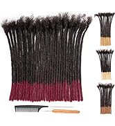 DAIXI 0.6cm Thickness 8 Inch 30 Strands #T1B/Bug Color Tips Ombre Color 100% Real Human Hair Drea...