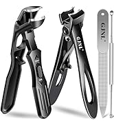 Toenail Clippers for Seniors Thick Toenails-Angled Head, Ultra-Sharp Durable Large Thick Toe Nail...