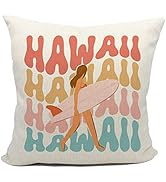 Mancheng-zi Beach Throw Pillows, Beach Pillows Decorative Throw Pillows,Beach Pillow Covers, Hawa...